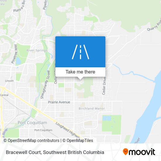 Bracewell Court map