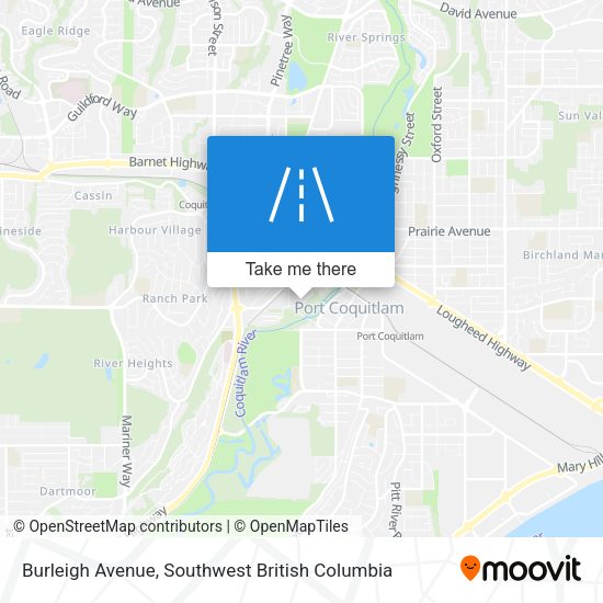 Burleigh Avenue map