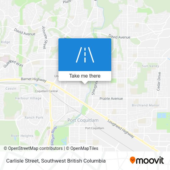 Carlisle Street map