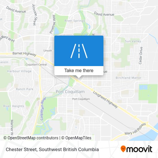 Chester Street map