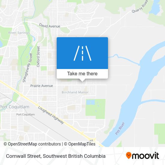 Cornwall Street map