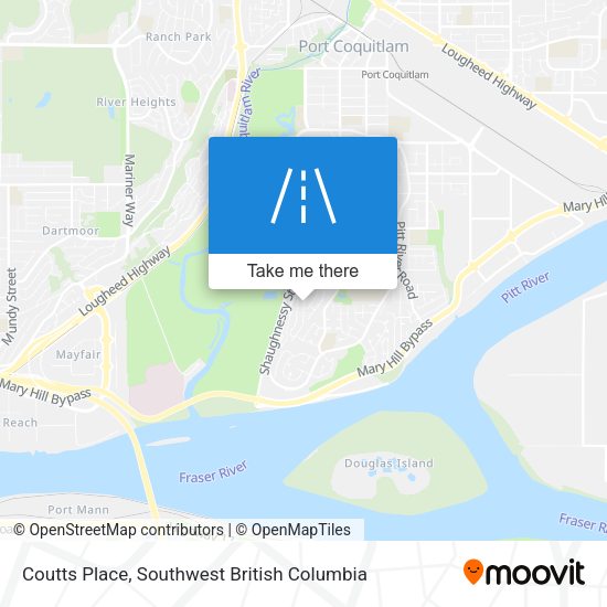 Coutts Place map