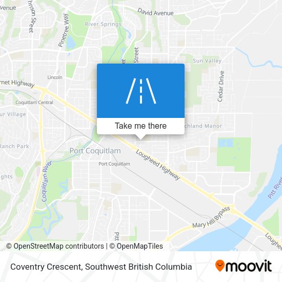 Coventry Crescent map