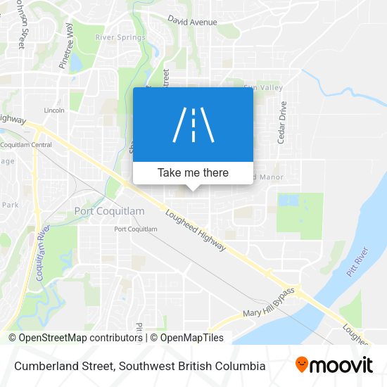 Cumberland Street map