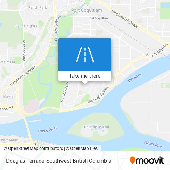 Douglas Terrace map