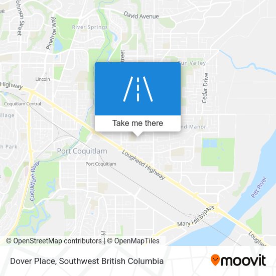Dover Place map
