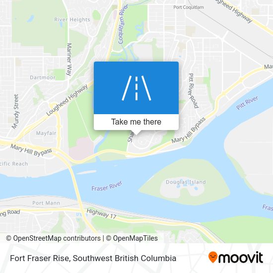 Fort Fraser Rise map