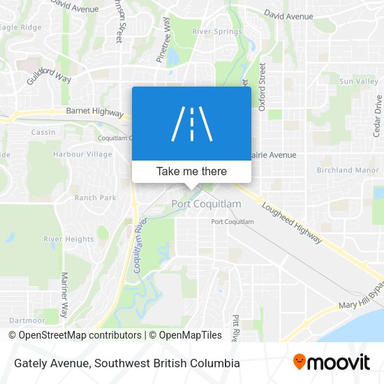Gately Avenue map