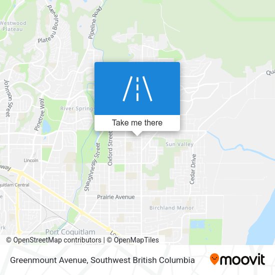 Greenmount Avenue map