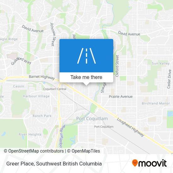 Greer Place map