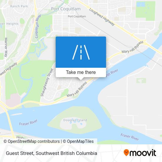 Guest Street map