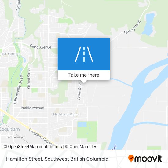 Hamilton Street map
