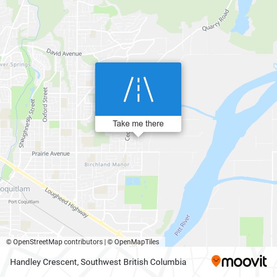 Handley Crescent map