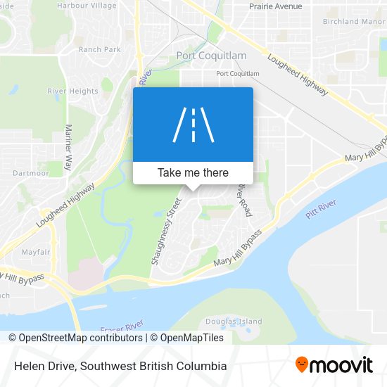 Helen Drive map