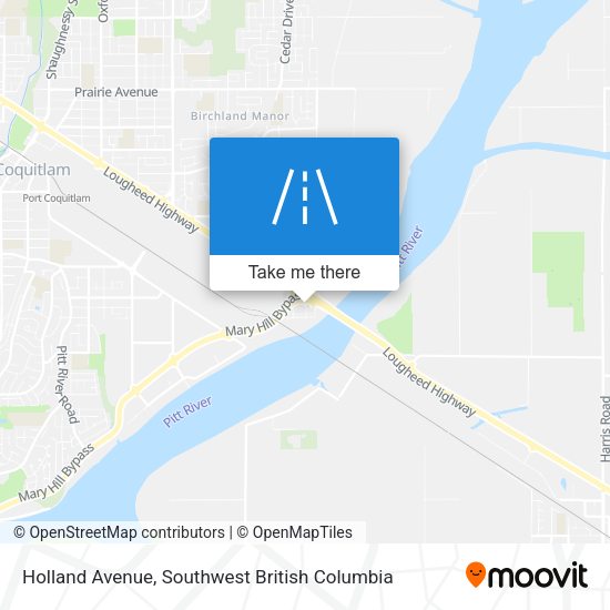 Holland Avenue map