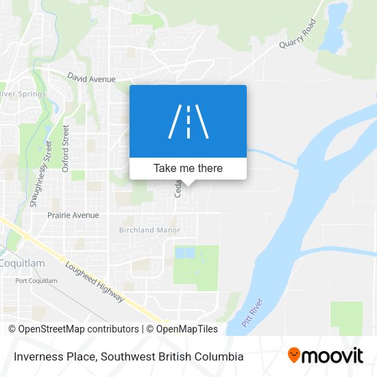 Inverness Place map