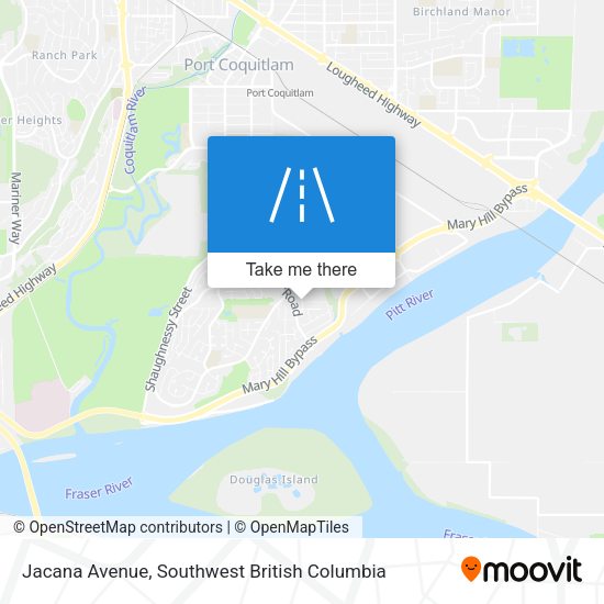 Jacana Avenue map
