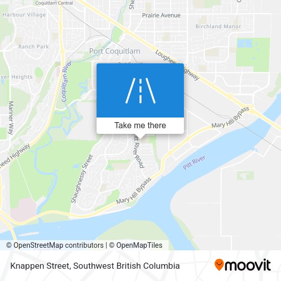 Knappen Street map