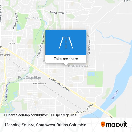 Manning Square map