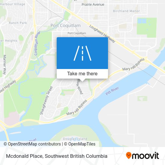 Mcdonald Place map