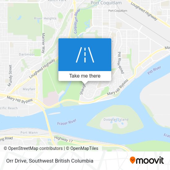 Orr Drive map