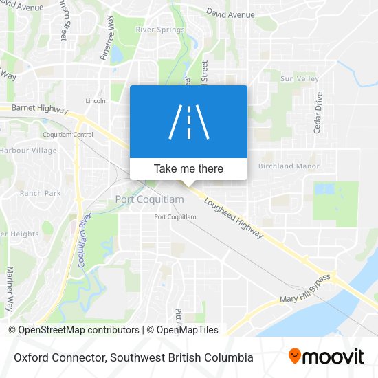 Oxford Connector map