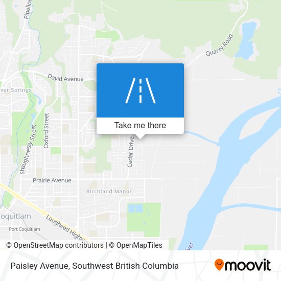 Paisley Avenue map