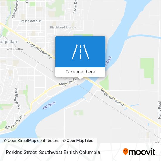 Perkins Street map