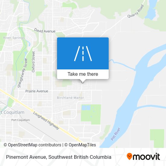 Pinemont Avenue map