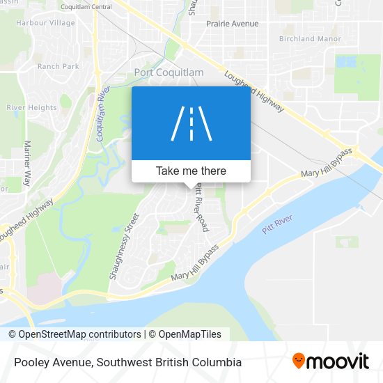 Pooley Avenue map