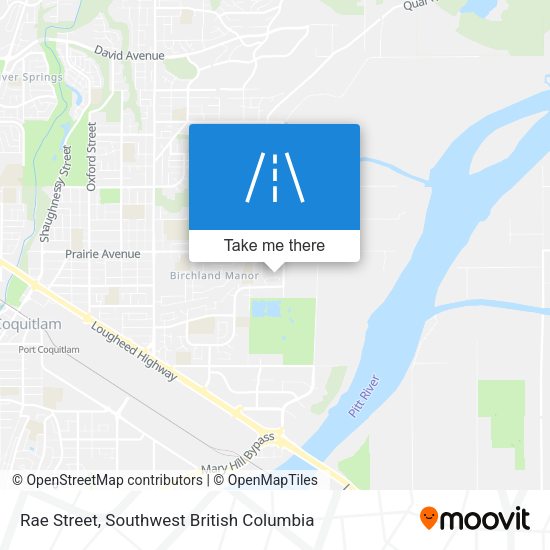 Rae Street map