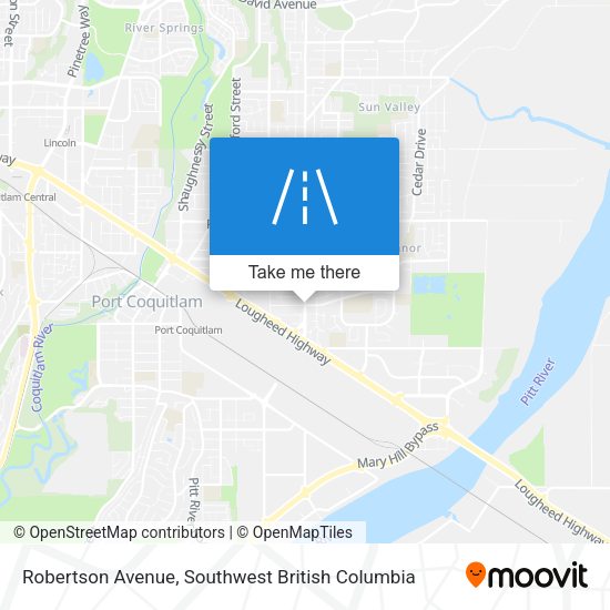 Robertson Avenue map