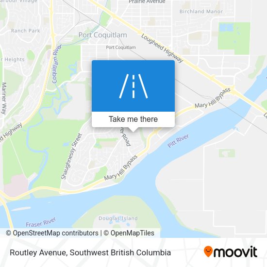 Routley Avenue map