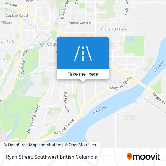 Ryan Street map