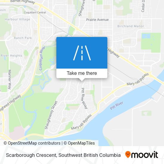 Scarborough Crescent map