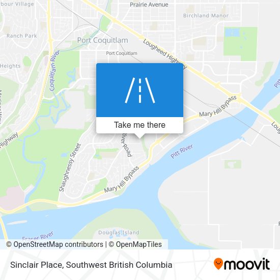 Sinclair Place map