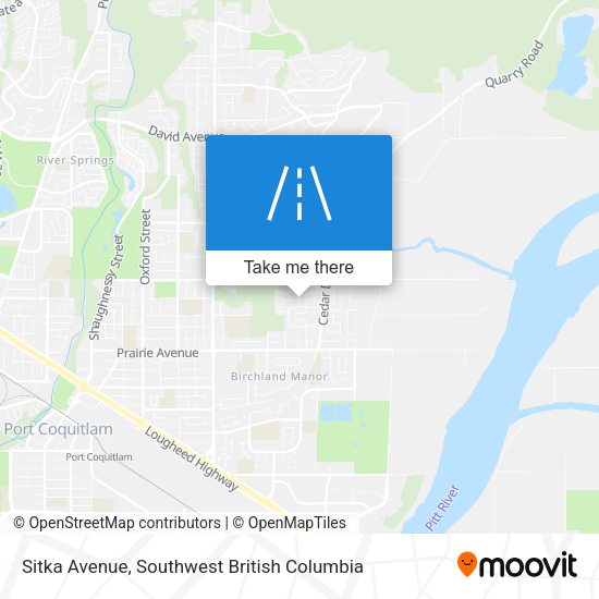 Sitka Avenue map