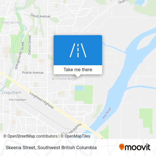 Skeena Street map