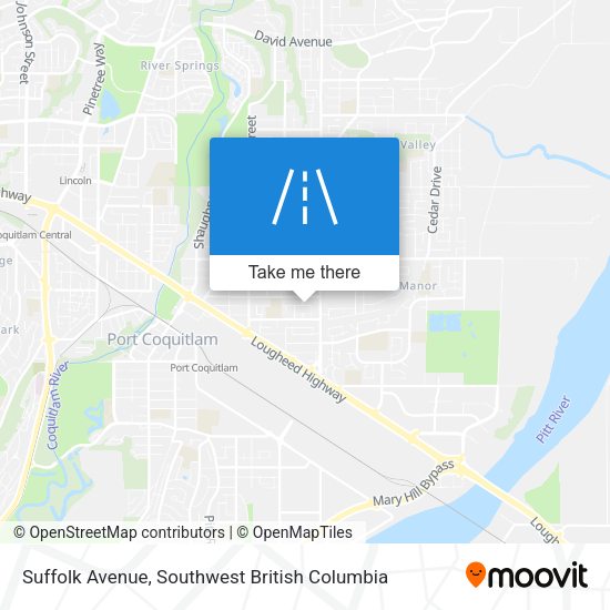 Suffolk Avenue map