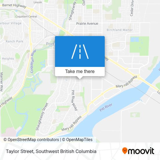 Taylor Street map