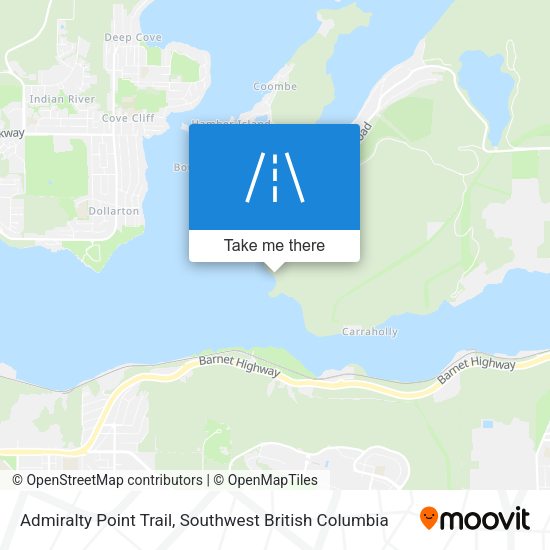 Admiralty Point Trail map
