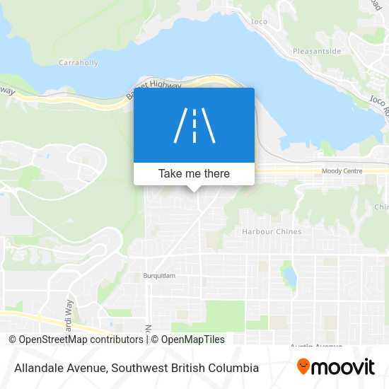 Allandale Avenue map