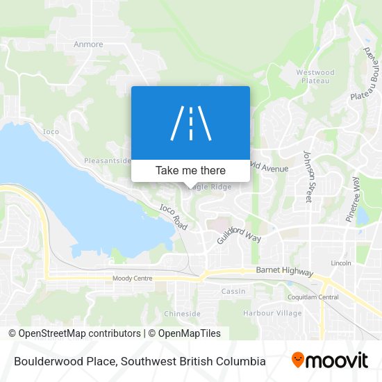 Boulderwood Place map