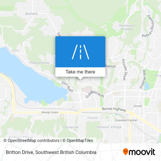 Britton Drive map