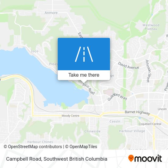 Campbell Road map