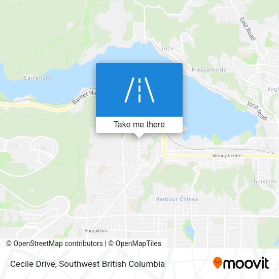 Cecile Drive map