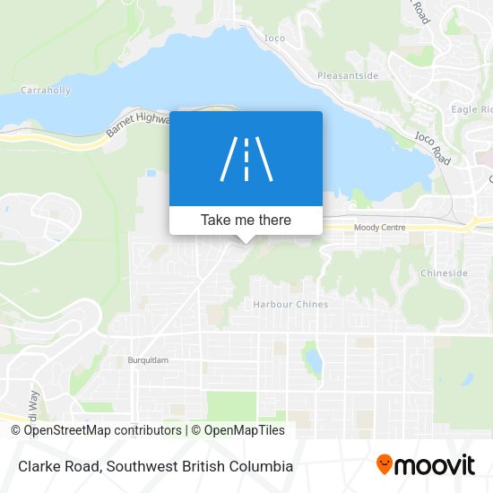 Clarke Road map
