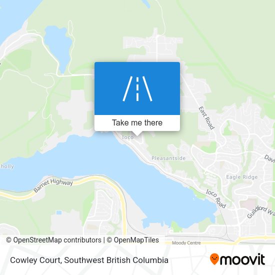 Cowley Court map