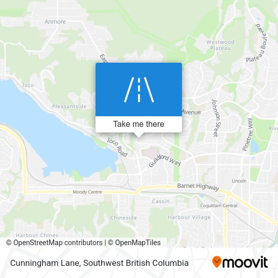 Cunningham Lane map