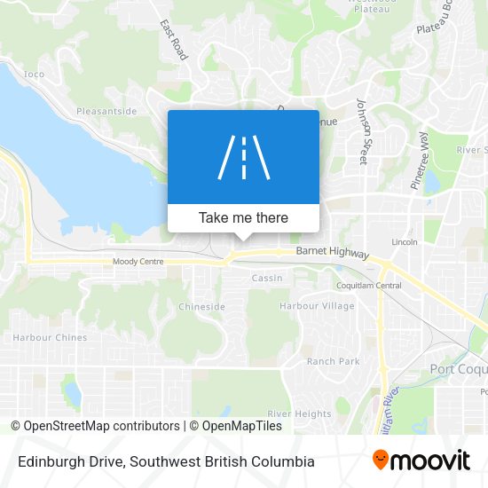 Edinburgh Drive map